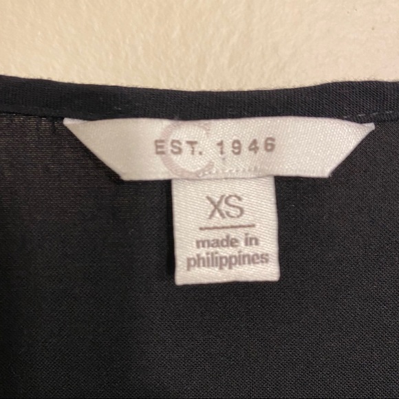 C EST 1946 Bell Sleeve Hem Embroidered Tunic Top - Picture 5 of 11